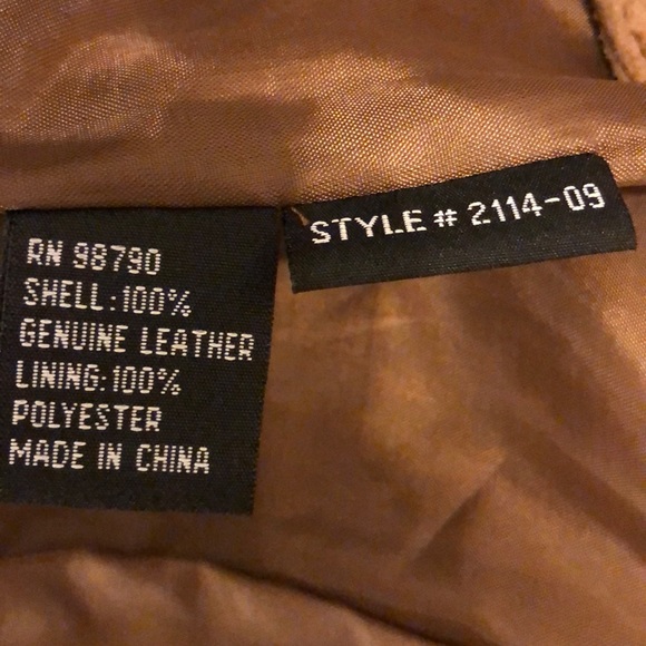 Camel suede leather jacket/blazer - Picture 4 of 4